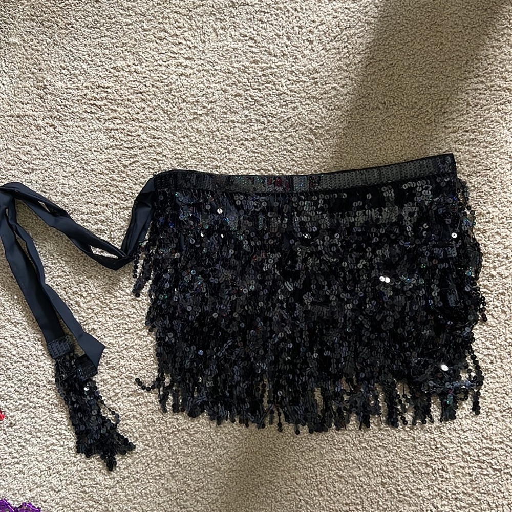 3 pack sequin skirt